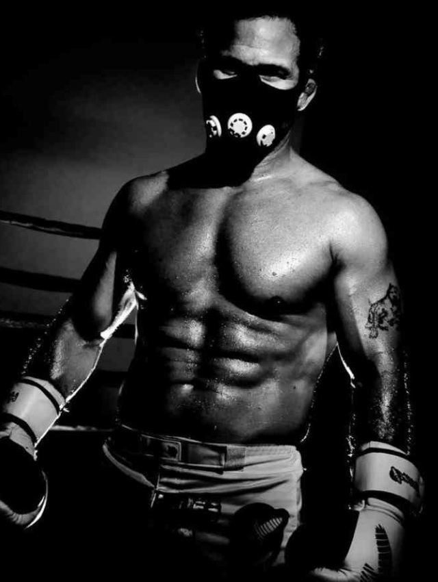 Masque de haute altitude, masque d'entraînement d'entraînement hommes pour  améliorer la capacité pulmonaire, masque de fitness de résistance  respiratoire de niveau 24 pour améliorer l'endurance, pour tous les sports